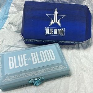Jeffree Star Blue Blood Artistry Pallet & high end casket jewelry box new!